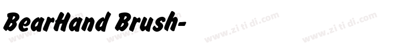 BearHand Brush字体转换